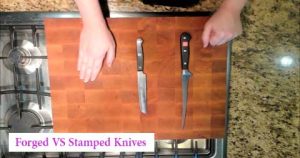 Difference Between Forged and Stamped knives