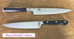 Shun vs Wusthof knife