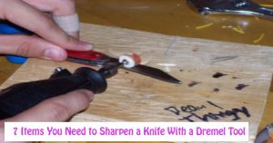 How to Sharpen a Knife With a Dremel Tool